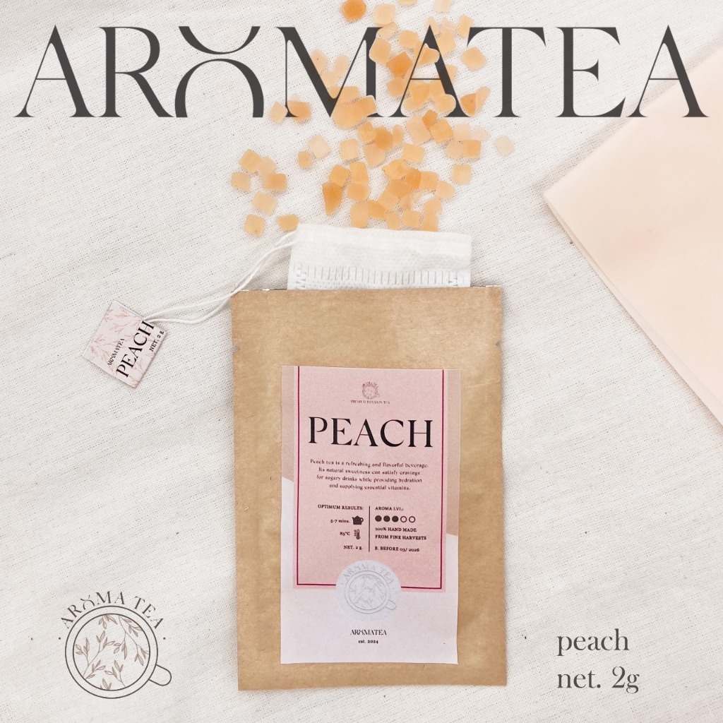 

AromaTea Soft Dried White Peach Nylon Teabag