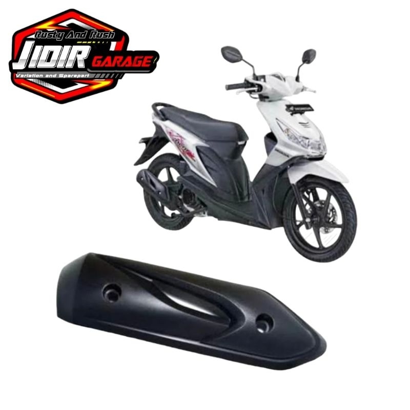 Tameng Knalpot Beat Karbu Cover Knalpot Beat Karbu Tutup Knalpot Beat Karbu