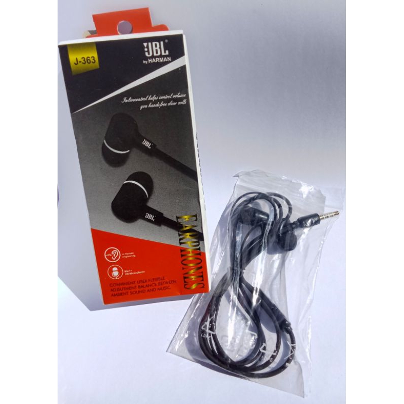 HF Headset JBL J363 Super bass Nyaman Di Telinga(ORI)