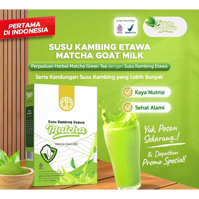 

Susu Kambing Etawa Matcha / Goat Milk