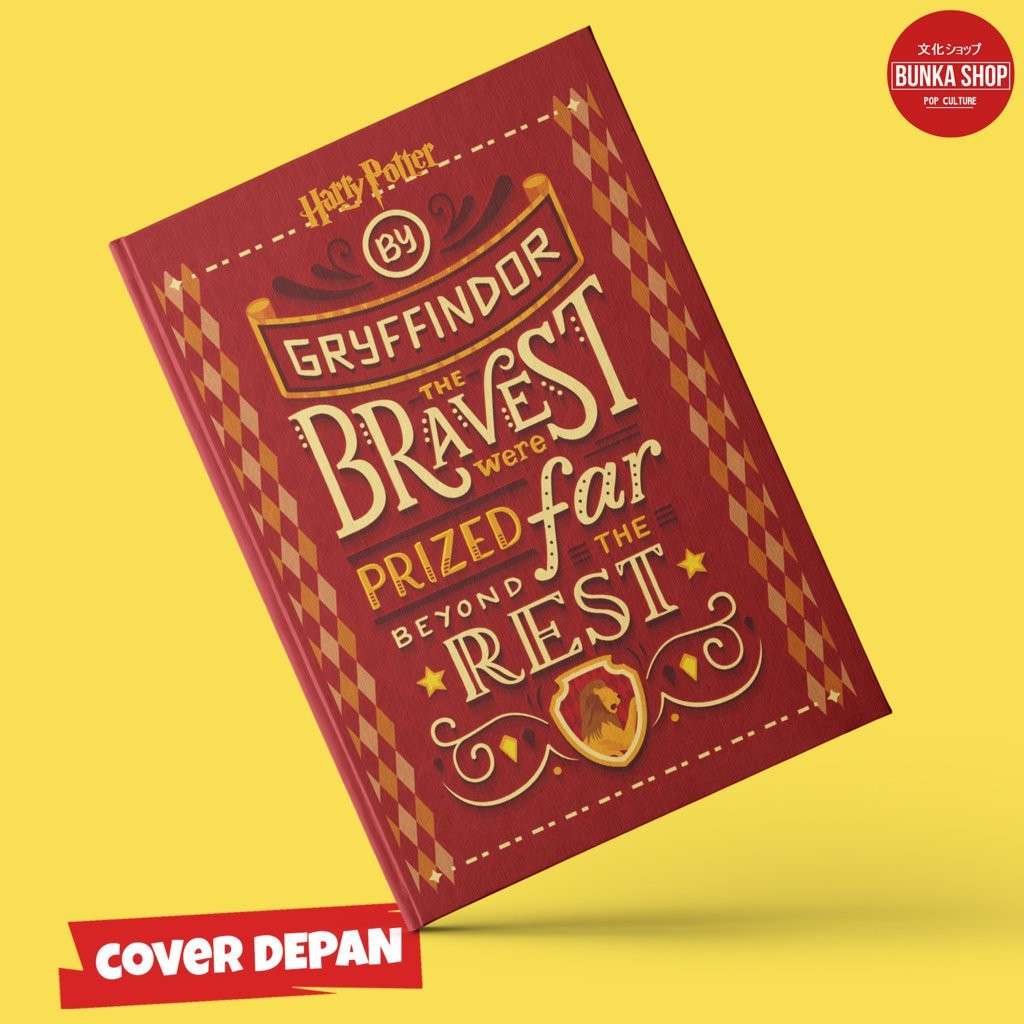 

Pocket Note harry Potters Gryffindor Quote Hardcover A6 Buku Tulis Catatan Notes Agenda planner Jurnal