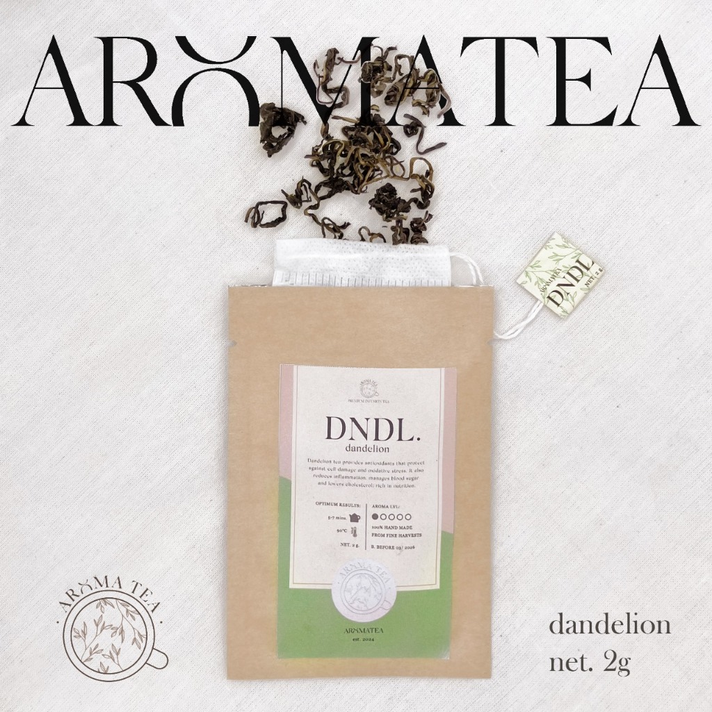 

AromaTea Dried Dandelion Leaf Nylon Teabag