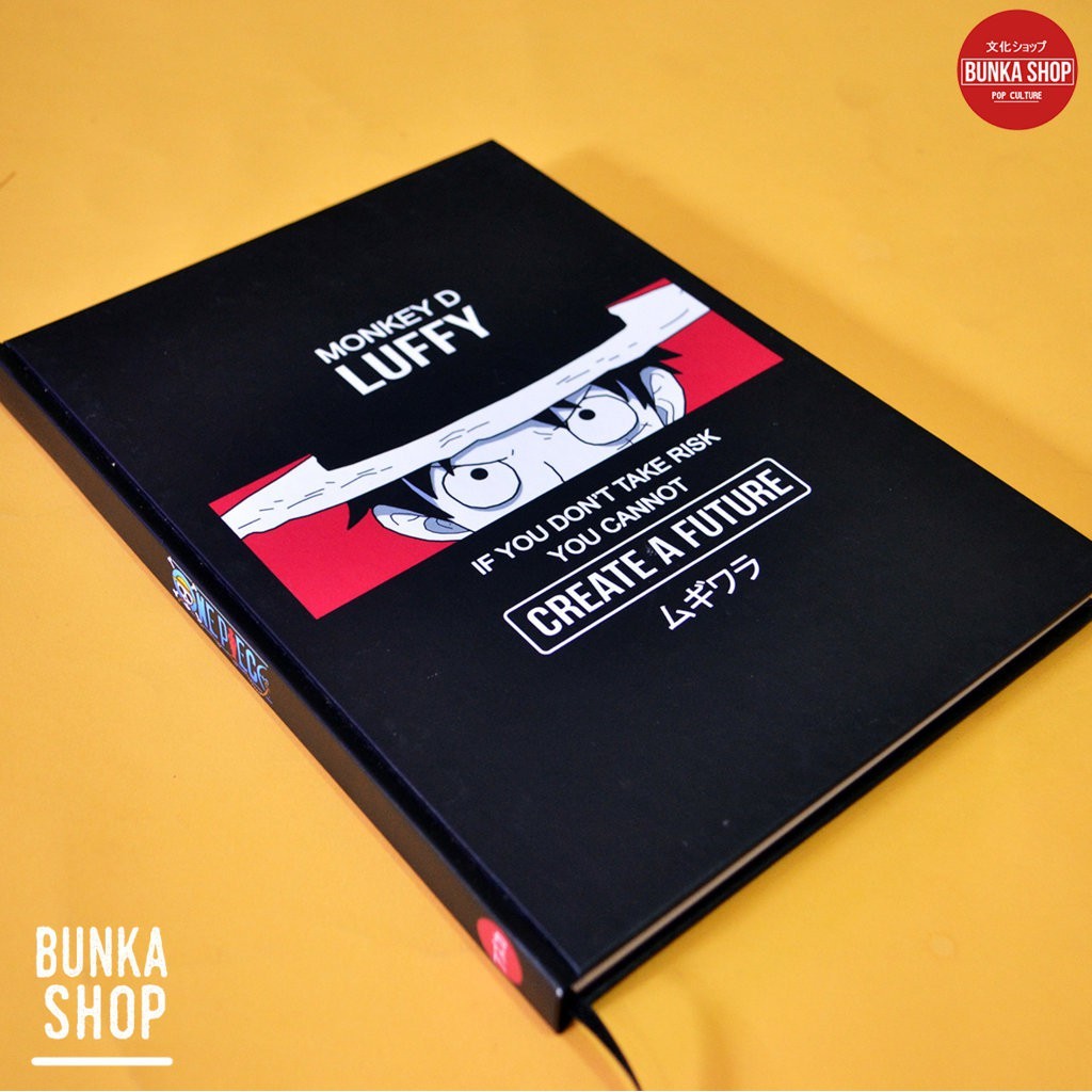 

Pocketnote Anime One Piece Monkey D Luffy Quote Hardcover A6 Buku Tulis Catatan Murah