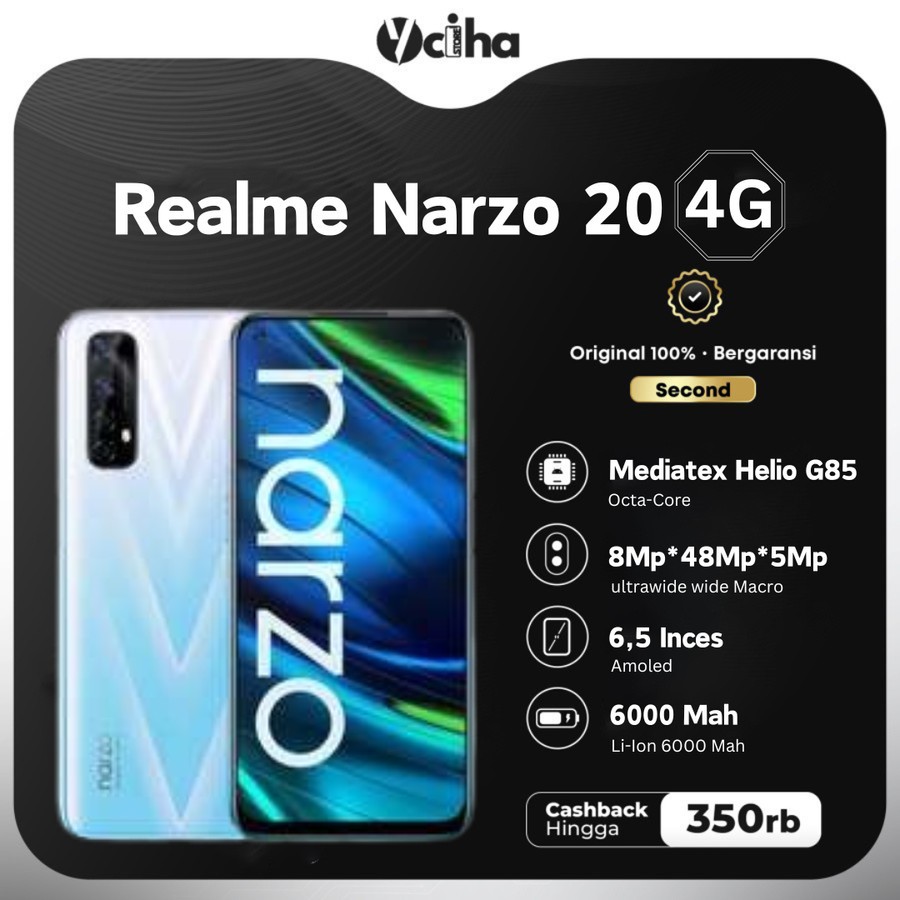 Realme Narzo 20 4/64GB Second