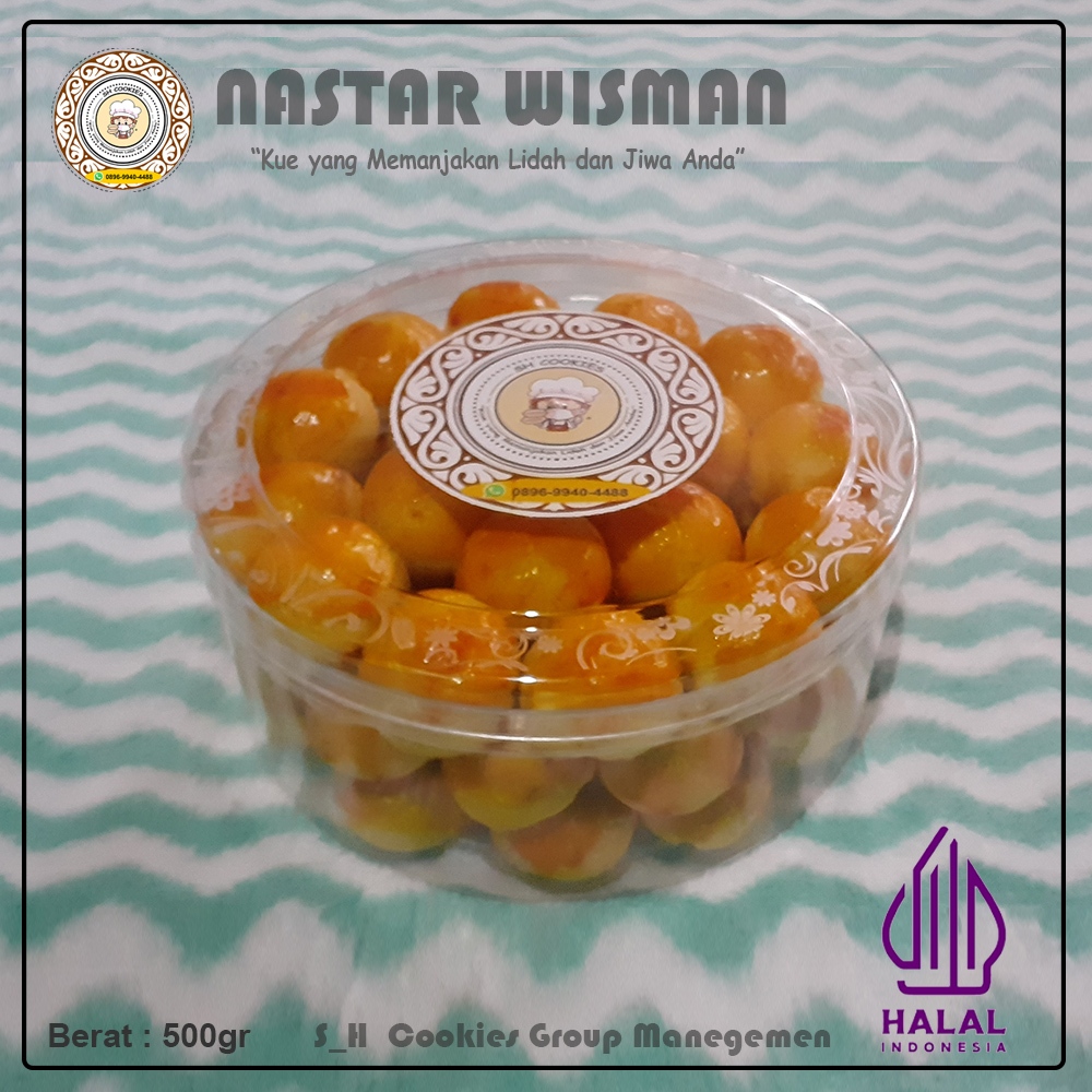 

Kue Nastar Wisman 500gr Lembut Dan enak Home Made Original