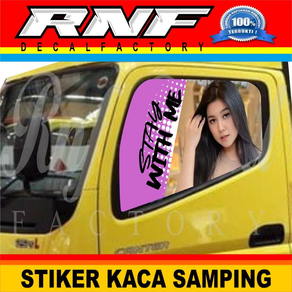 STIKER TRUK KACA SAMPING,STIKER KACA TRUK,STIKER KACA GAMBAR