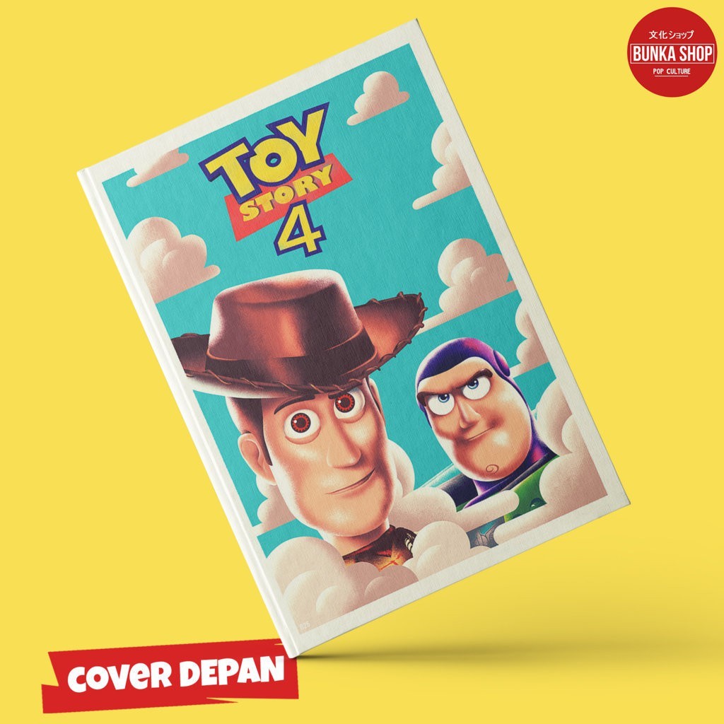 

Pocket Note Pixar Toy Story 4 budy & Buzz Lightyear Hardcover A6 Buku Tulis Catatan Notes Agenda Planner Jurnal