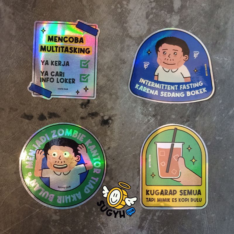 

Sugyh Club Stiker Dekorasi Laptop Vinyl Hologram Ukuran Jumbo