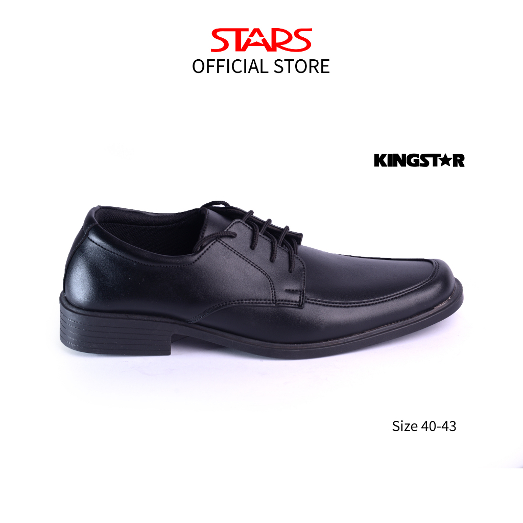 KINGSTAR Sepatu Formal Pria Manila Hitam