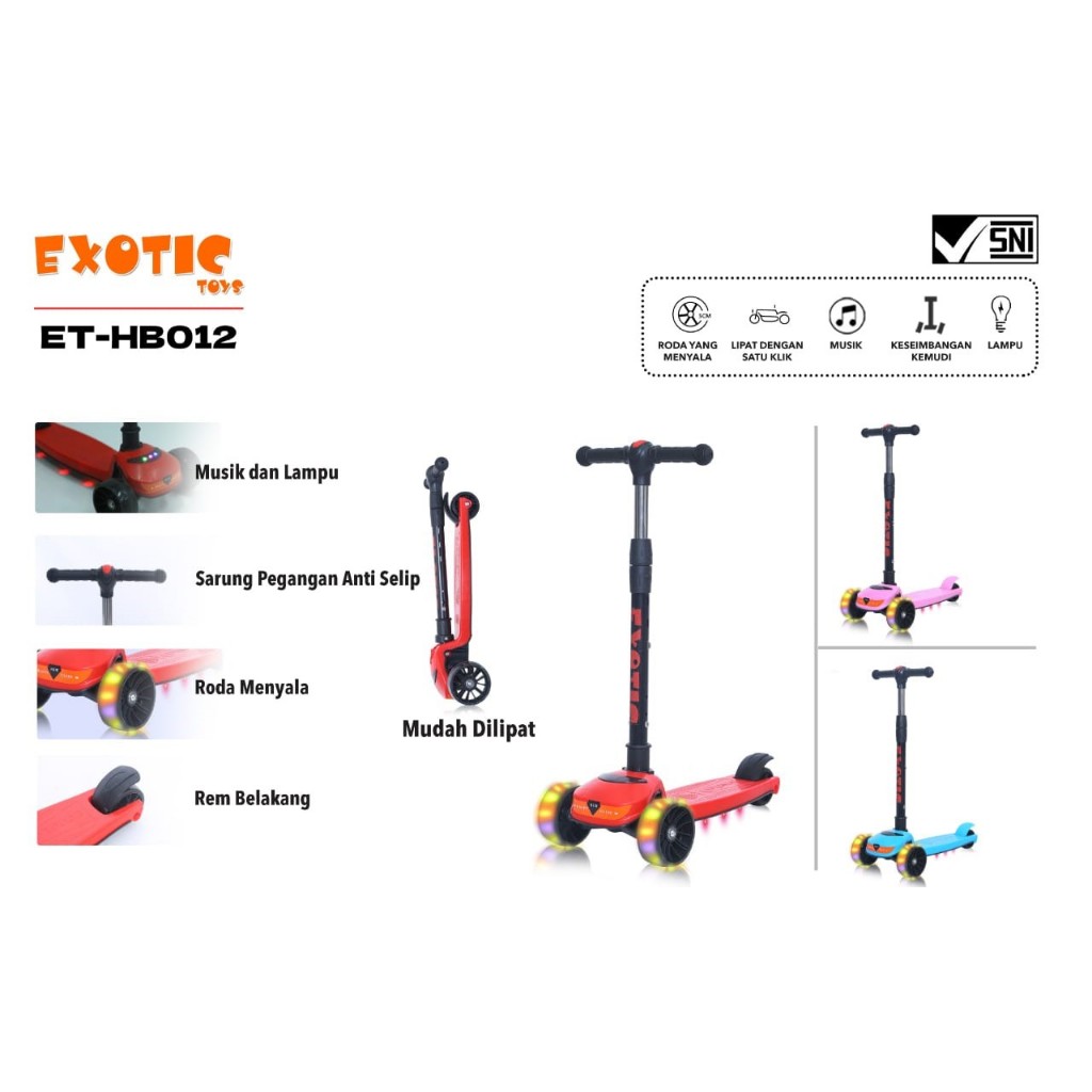 ORIGINAL Scooter Anak / Scooter Exotic HB 220 HB220 / ET-HB-003 ET HB 003 HB003 / HB 215 HB-215 HB21