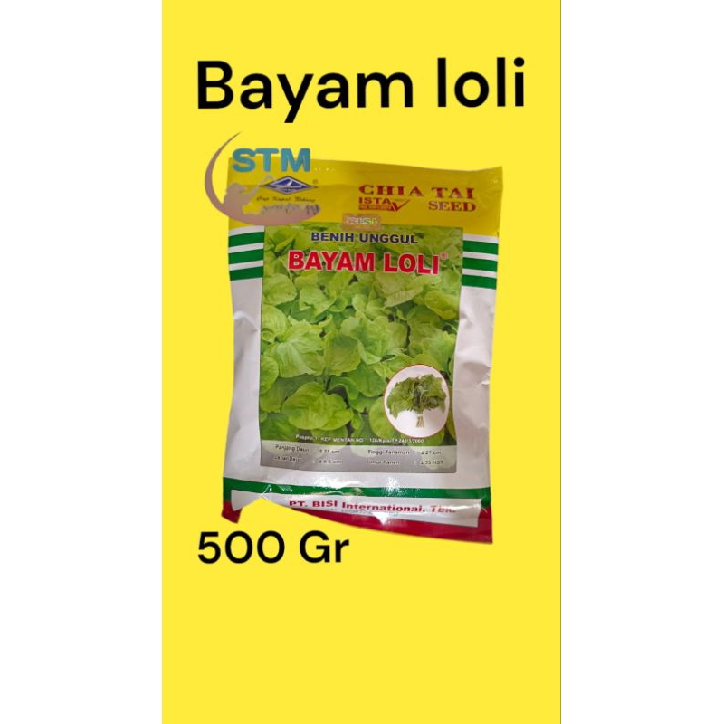 Benih Bayam Loli Bisi 500Gr