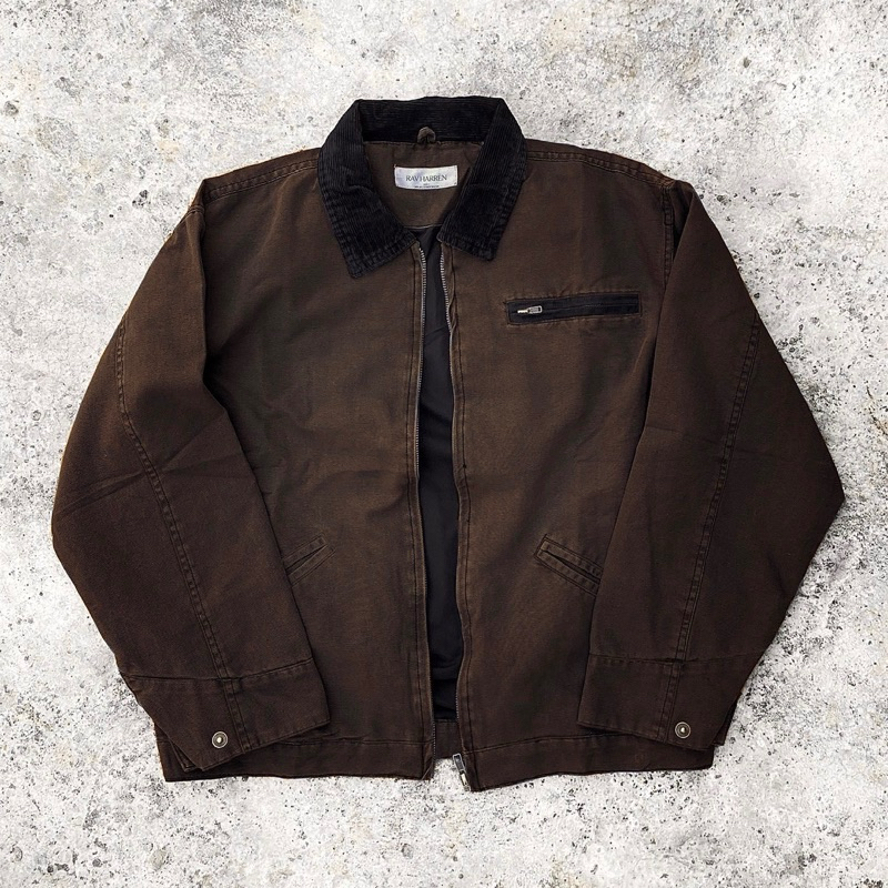 work jacket brown size 1 RAVHARREN NEW BACA DESKRIPSI