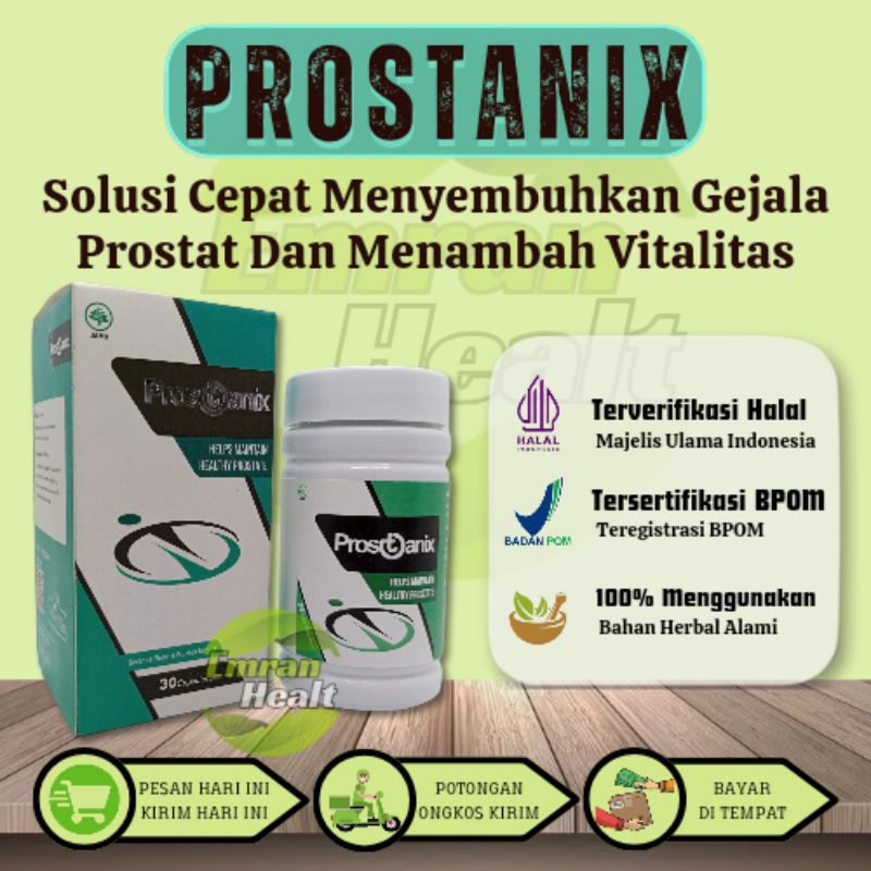 Prostanix Asli Original Obat Prostat Herbal Paling Ampuh Solusi Cepat Mengobati Prostat Dan Melancarkan Peredaran Darah Resmi BPOM