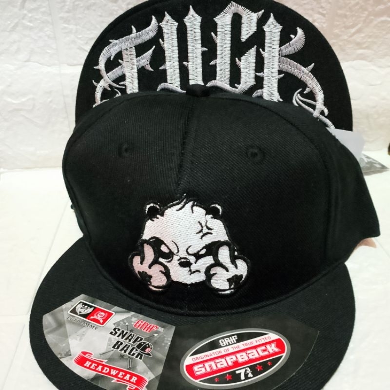Topi Snapback Zero // Topi HipHop Panda Puck Pria Wanita Dewasa