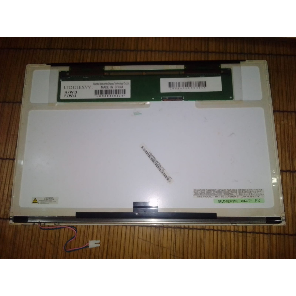 LCD 12.1 Inch Acer 2920 2930 6292 6293 Compaq cq20 Lenovo X200s HP 2230 Axioo MLC Fujitsu 20 pin