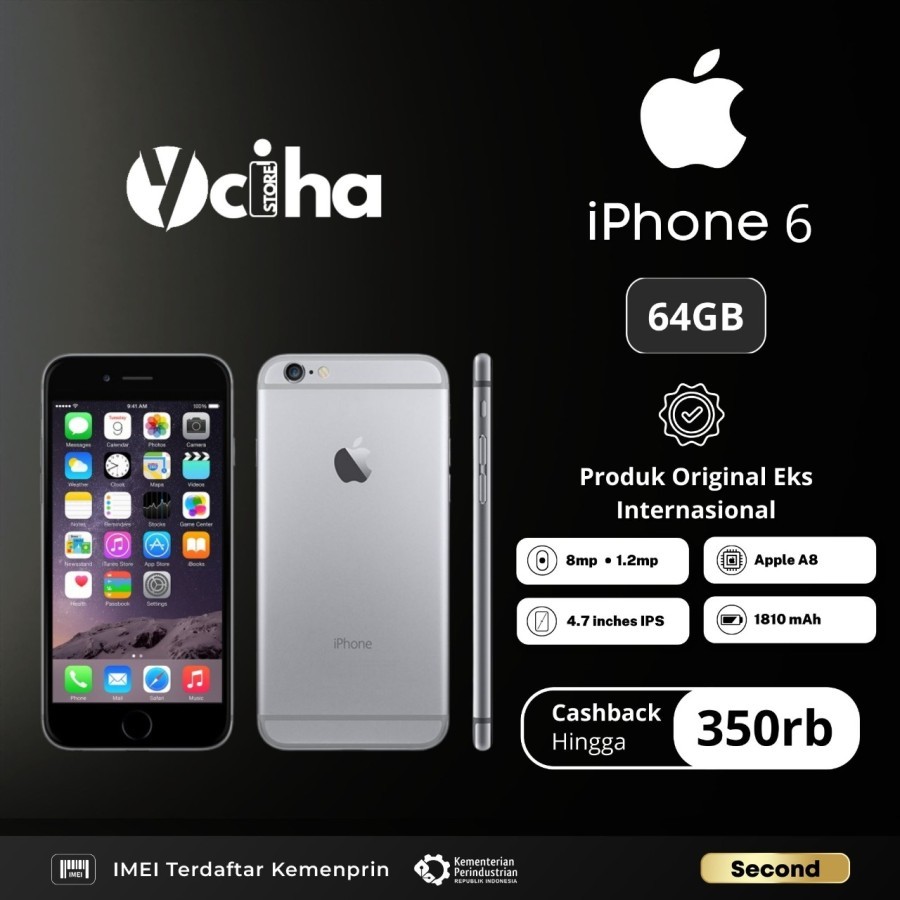 Iphone 6 64GB Second Inter | IBox