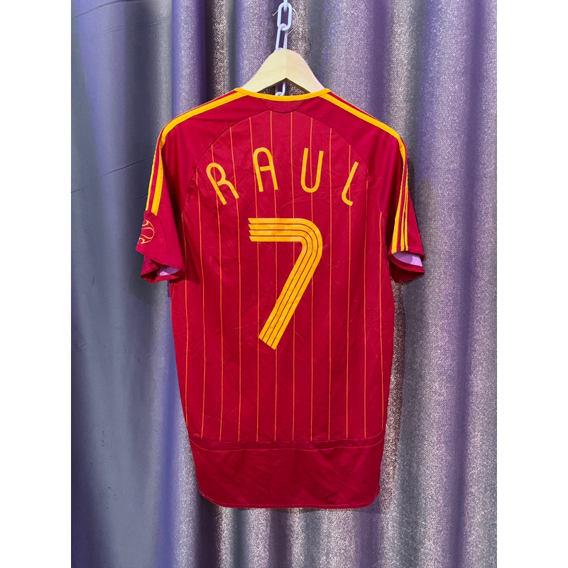 Jersey spanyol Player issue Raul Gonzales 2006/2007 Ori