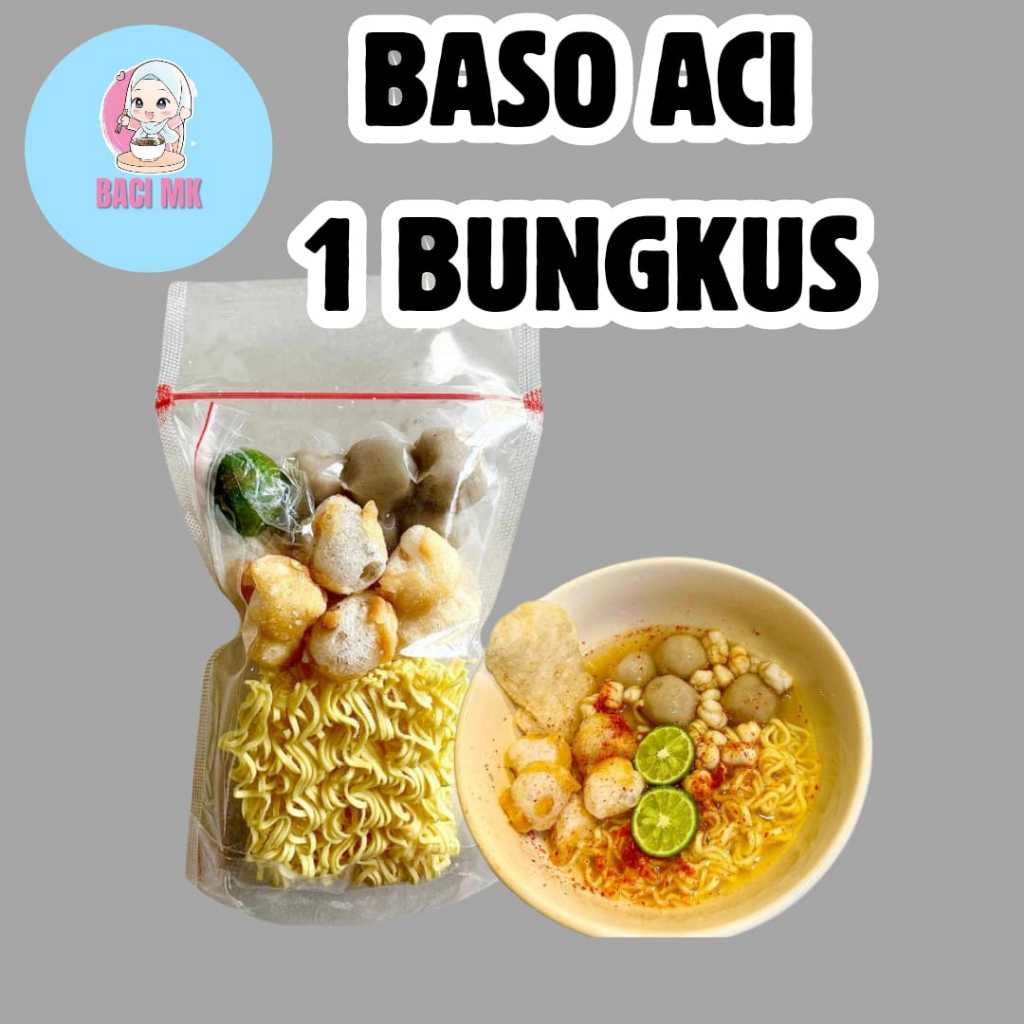 

[PAKET PERSONAL] 1 BUNGKUS BASO ACI INSTAN MK SNACK