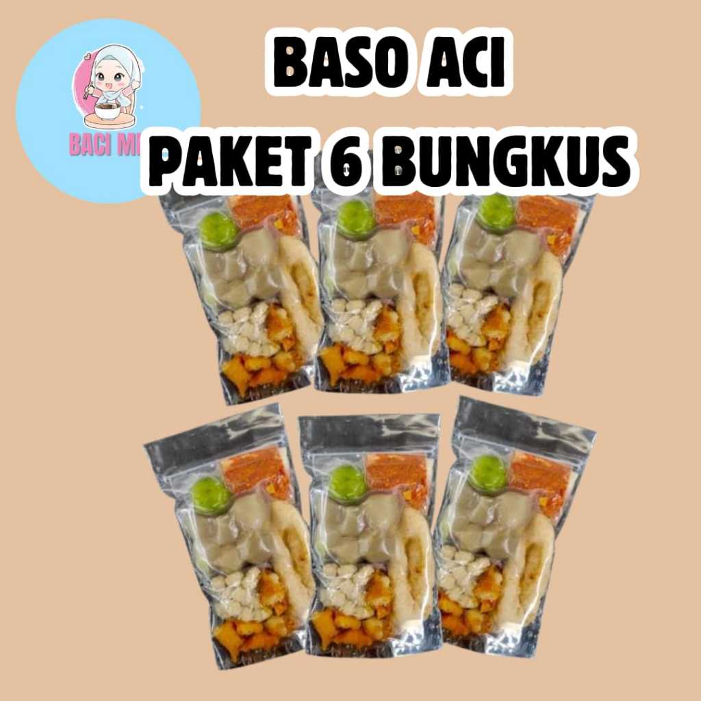 

MK SNACK [PAKET USAHA MINI] BASO ACI INSTAN 6 BUNGKUS