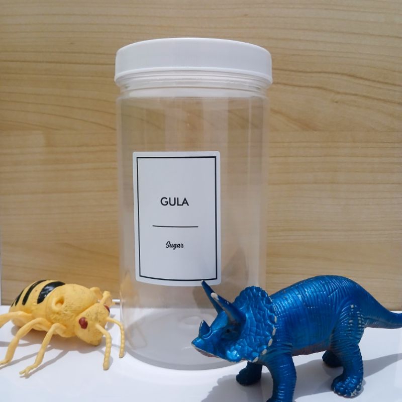 ☆ TOPLES PUTIH 1000ML GULA TEH KOPI TEPUNG || TEMPAT GULA TEH KOPI TEPUNG ESTETIK / AESTETIC