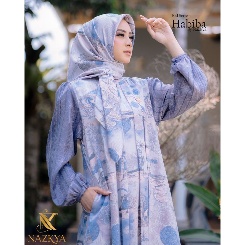 GamisMuslimSetHijabSegiEmpat