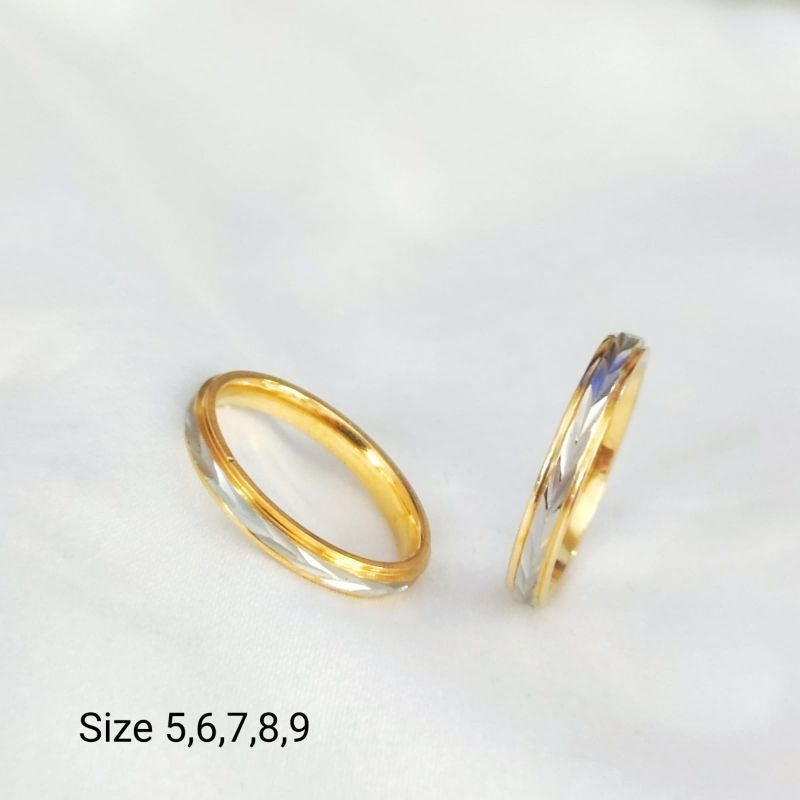 Cincin Titanium Asli Pria wanita Elegan