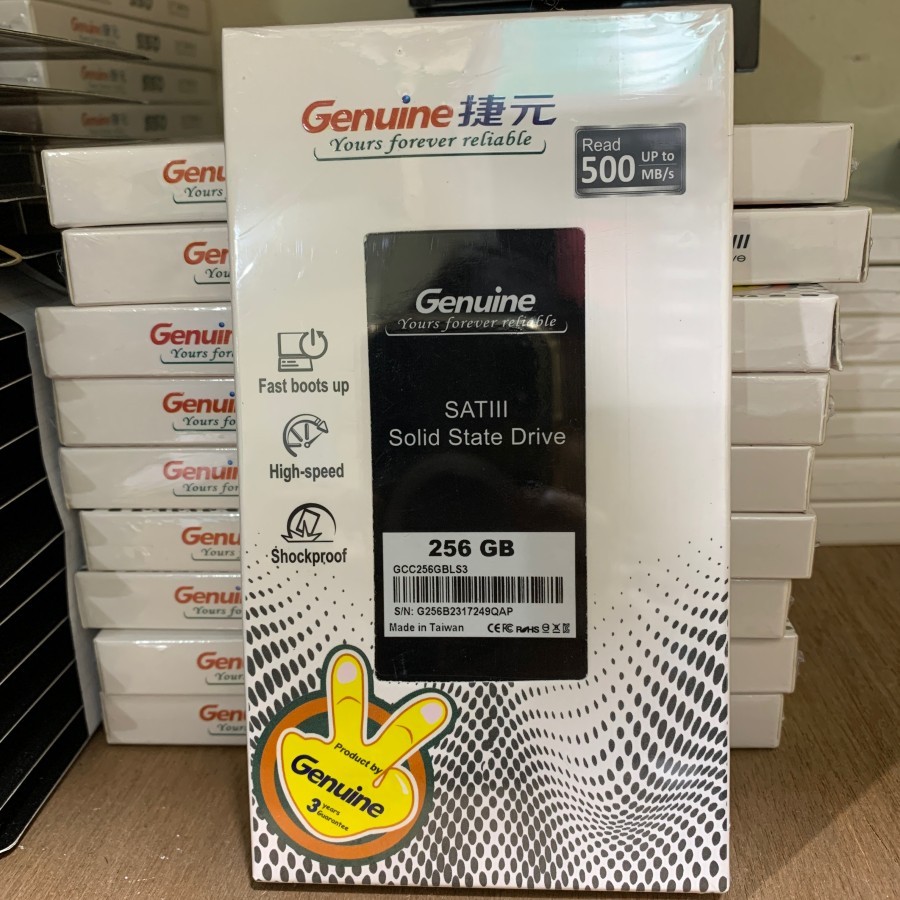 Ssd Sata 256 Gb Genuine