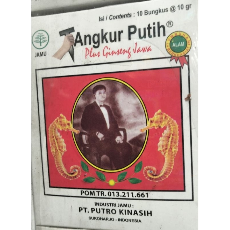 

jamu tangkur putih putro kinasih isi 10 sachet