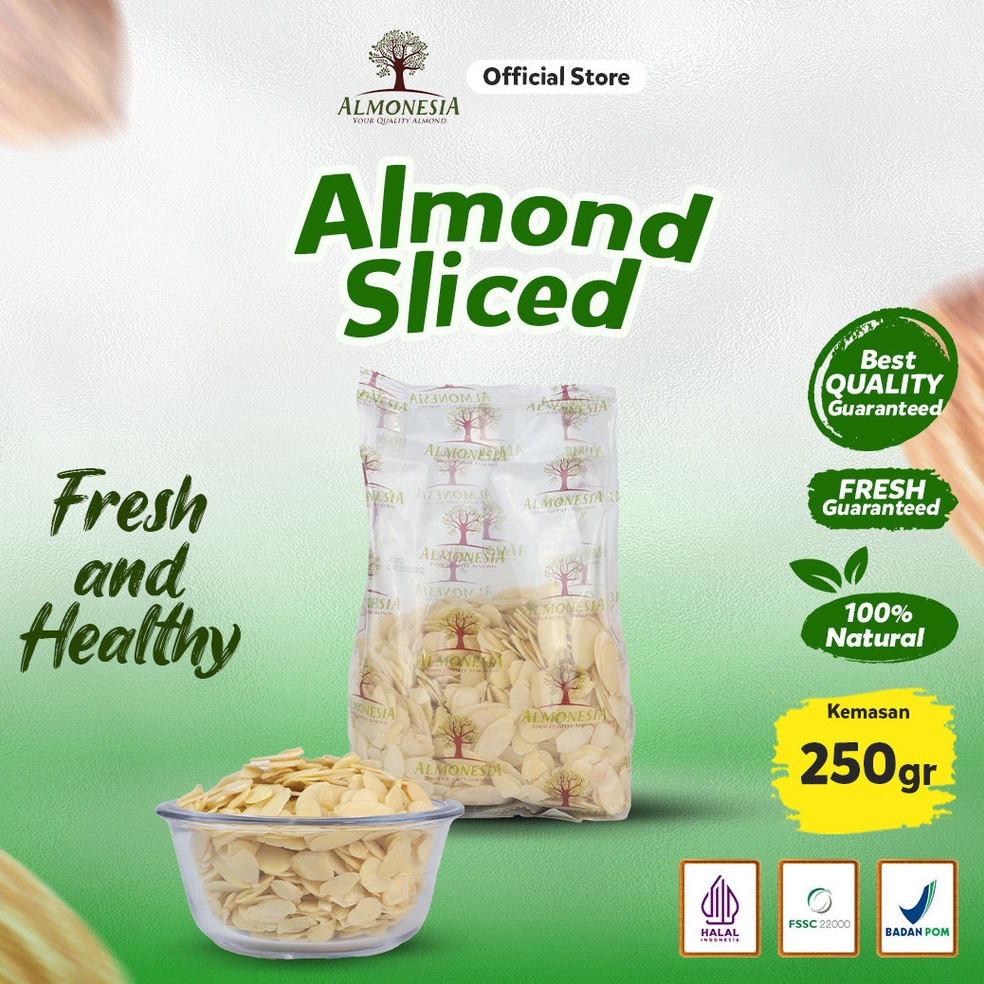 

Silahkan Belanja Almonesia Almond Sliced 25 g