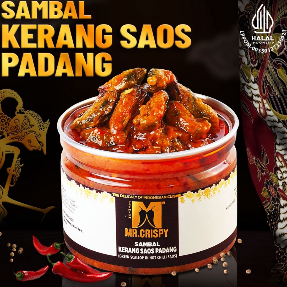 

Kilat Hemat Sambal Kerang Saos PadangSambel Mr Crispy