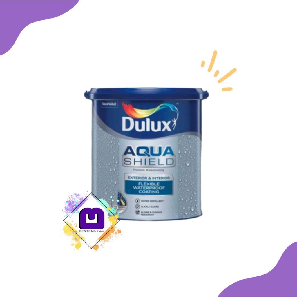 Dulux Aquashield Cat Tembok Interior & Exterior Waterproof 1kg