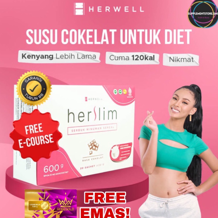 

Direkomendasikan FREE GOLD HERSLIM 1 BOX 2 sachet HERLEAN HERVIBE HERWELL Susu Diet Pengganti Sarapan Slimming Pelangsing