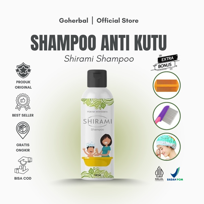 SHAMPO KUTU - Shirami Shampo Anti Kutu - Perawatan Rambut Anak - Rambut Dewasa - Shampo Anti Kutu An