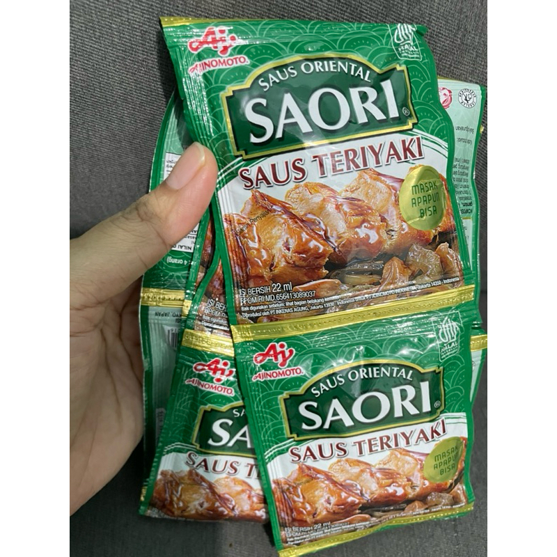

siharihari - Saori Saus Teriyaki 1 Sachet isi 23ml