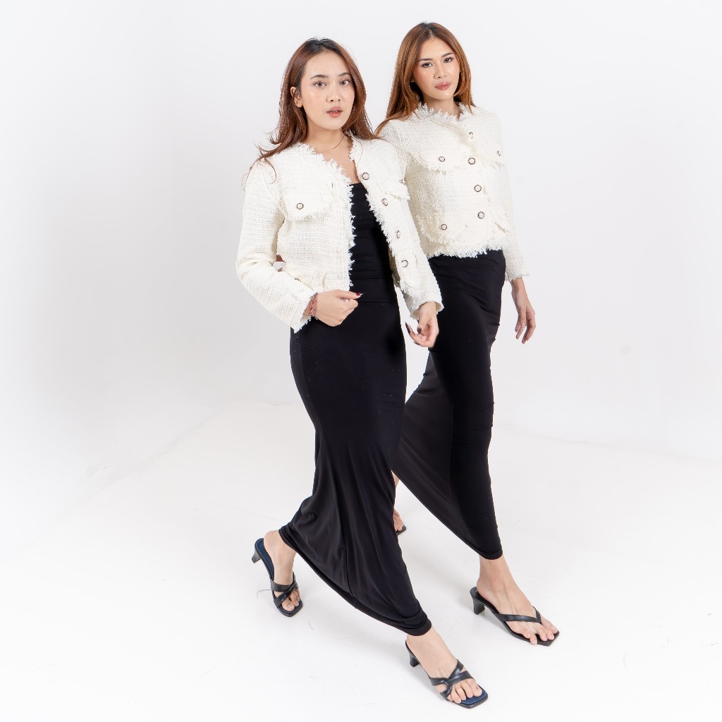 [GURLBUCKET] Anya Cardy / Cardy / Cardigan Tweed "Pakaian Wanita"