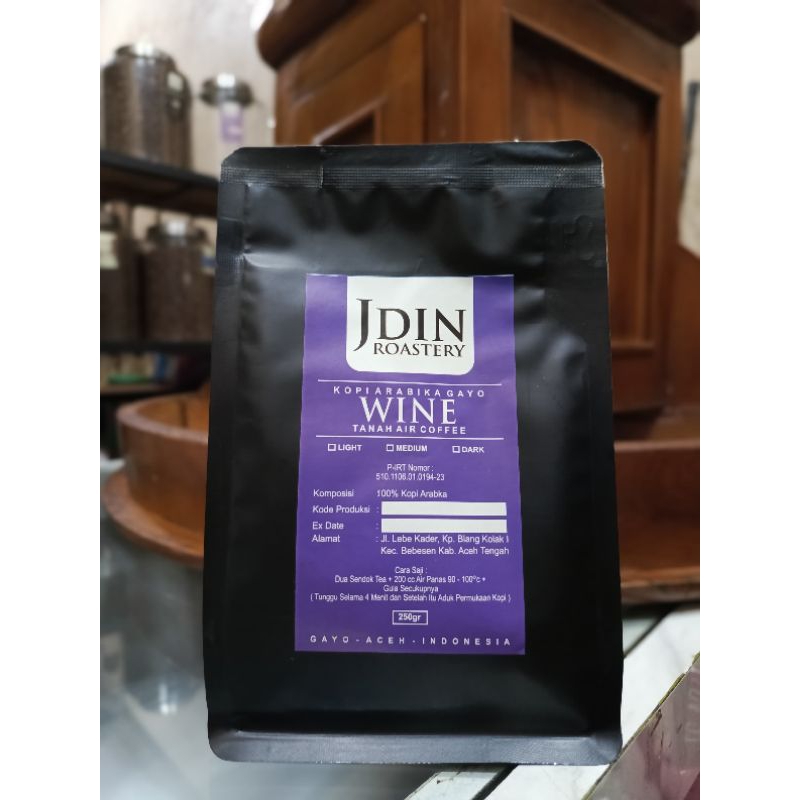 

Kopi Arabica Gayo Wine Jdin Roastery