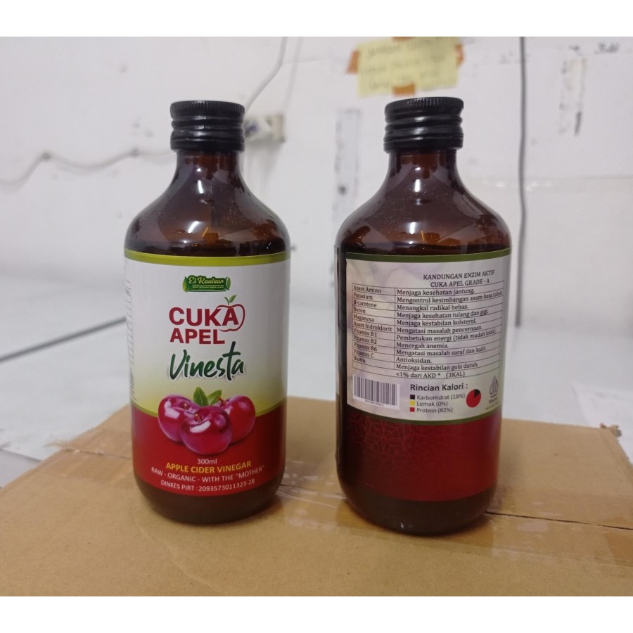

Beorganik Apple vinesta Vinegar Cuka Apel Organik With The Mother