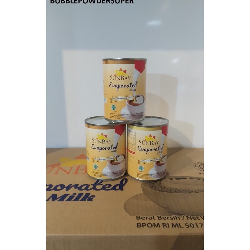 

Produk trendy NEW SUNBAY EVAPORATED MILK SUNBAY SUSU EVAPORATED 38 gr SUSU CAIR TERMURAH