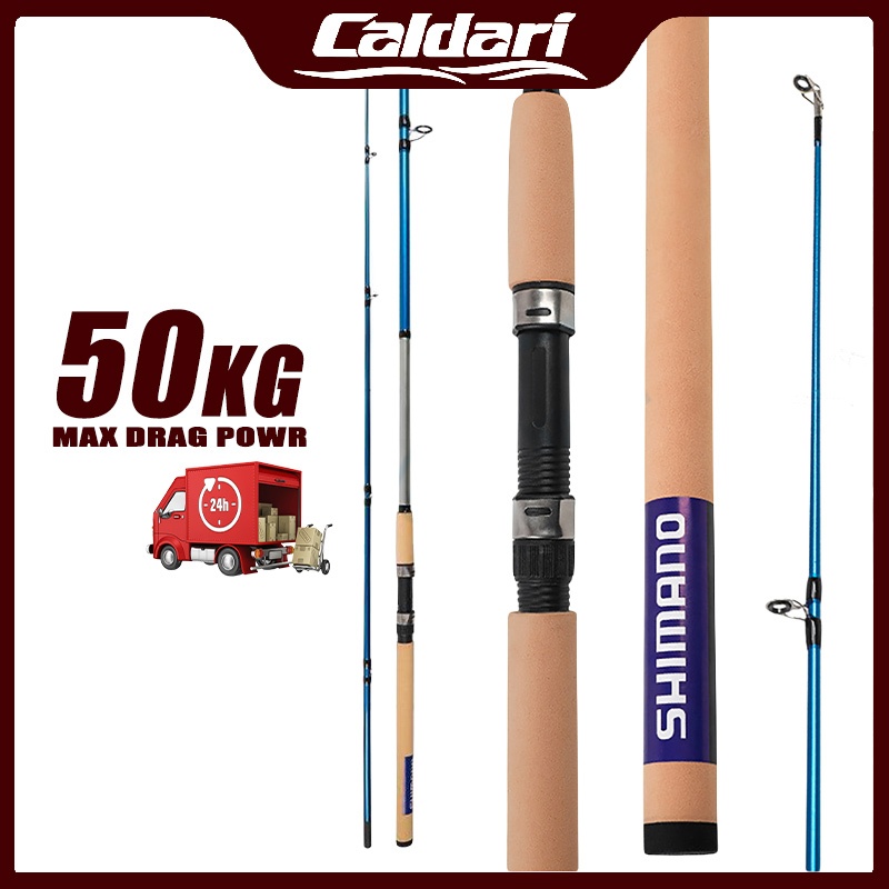 SHIMANO 1.8m/2.1m/2.4m Ul Power Fishing Rod Solid Carbon Rod Spinning Rod Casting Rod Ultralight Rod