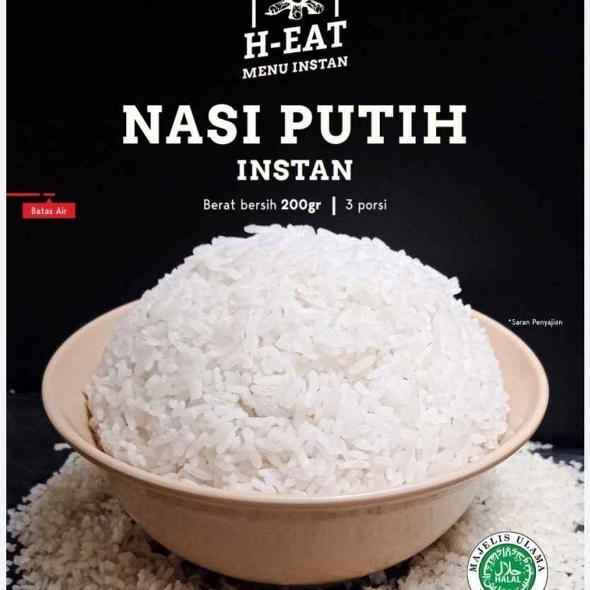 

Sikat abis Menu Nasi Putih Instan Makanan Hiking HEat 2 gr 3 Porsi