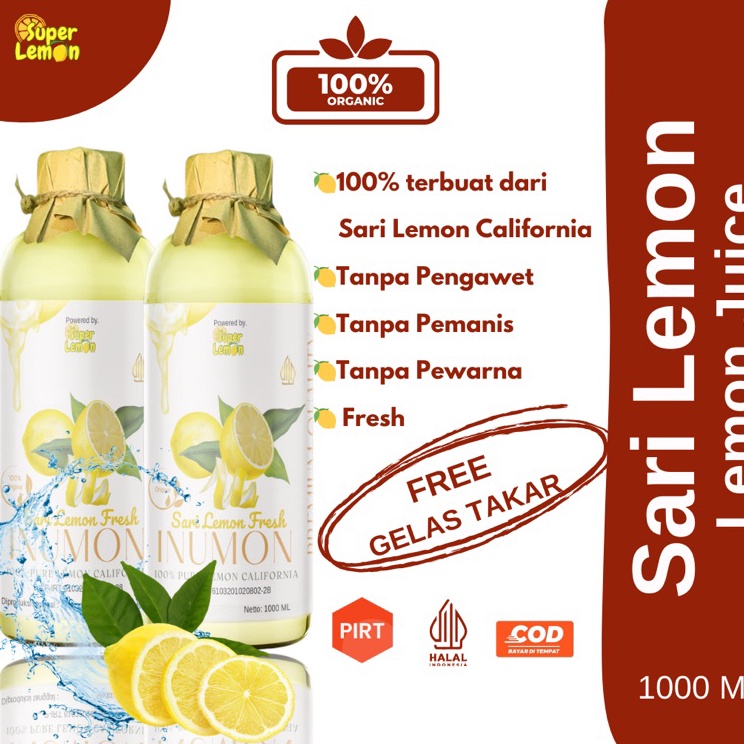 

Real produk 1Liter Sari Lemon Fresh Jus Diet Pelangsing Badan Cepat Lmk