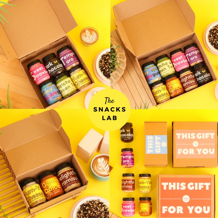

Clearance sale HAMPERS CRUNCHY CHOCO JAR by SnackLab Gift Box Souvenir Parcel Ulang Tahun Birthday Wisuda Wedding
