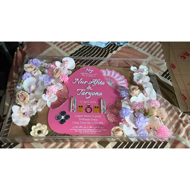 Mahar akrilik ukuran 40x50