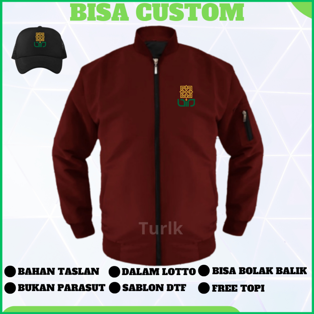 Jaket Uin Sunan Kalijaga Jaket Universitas agama Islam Negeri sunan Kalijaga Jaket Bomber Custom