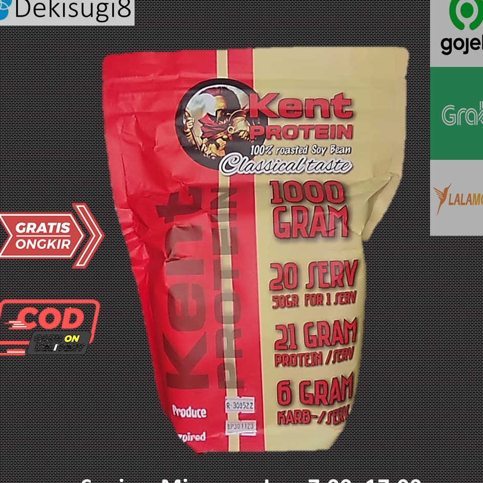 

Produk Terbaik KentPROTEIN Susu Bubuk Kedelai Protein Casein Kemasan 1 Kg