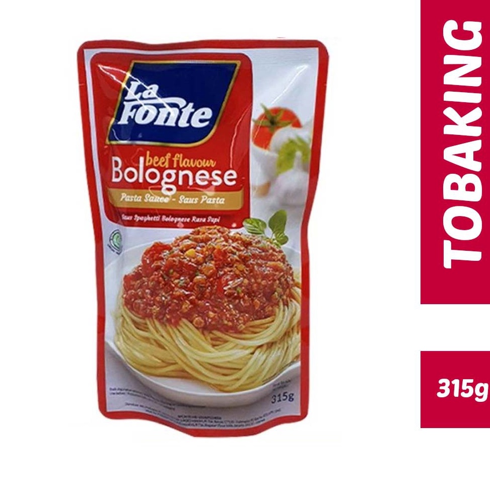 

Stock baru LA FONTE SAUS PASTA BOLOGNESE 315 GR