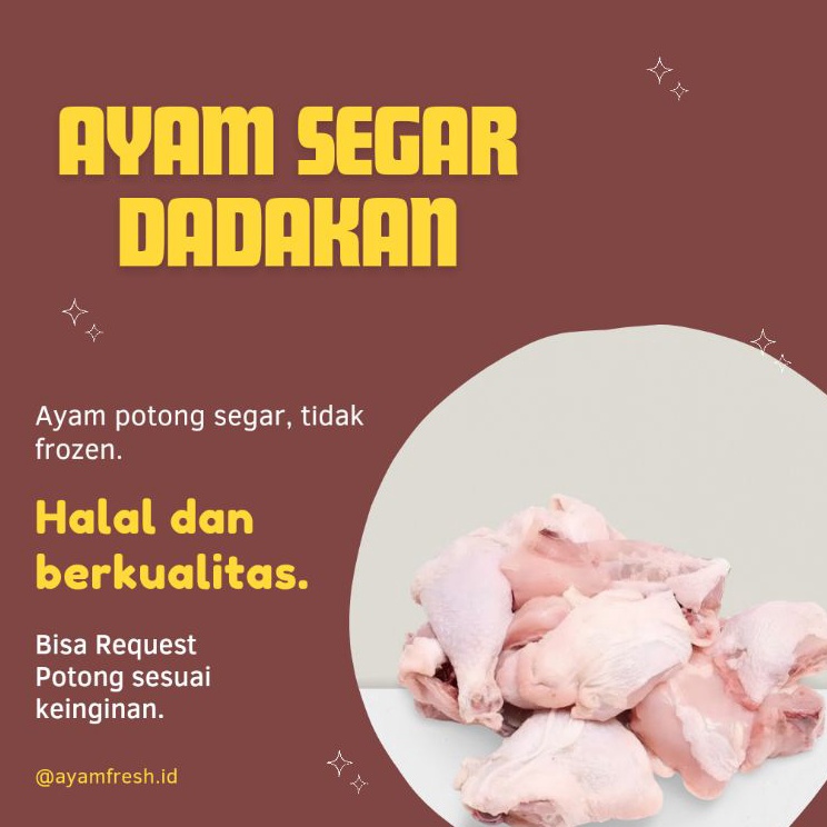 

Masih fresh Daging Ayam Segar Bandung