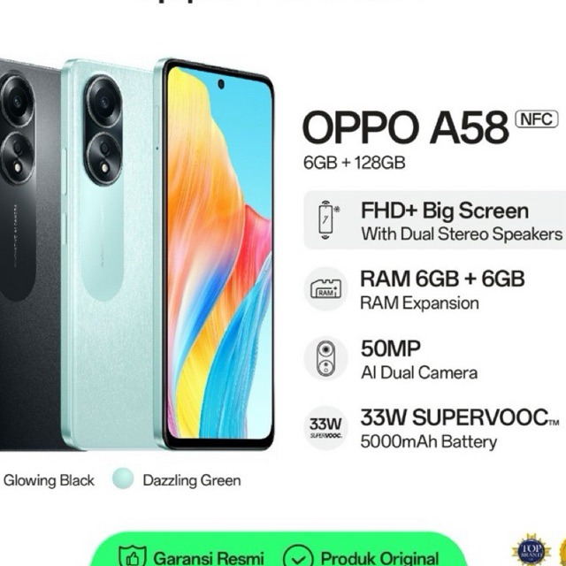 Oppo A58 Ram 8/128