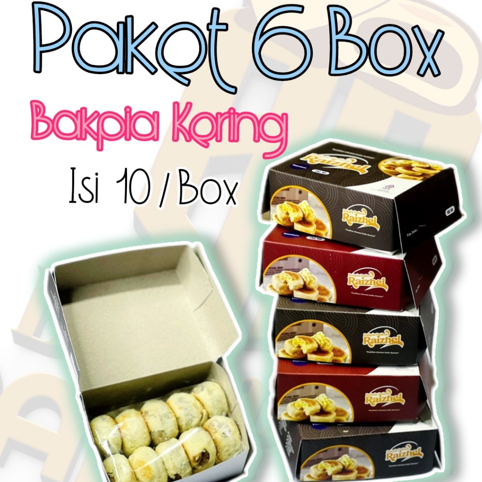 

Promo Max PAKET 6 BOX BAKPIA PATHOK RAIZHEL ISI 1