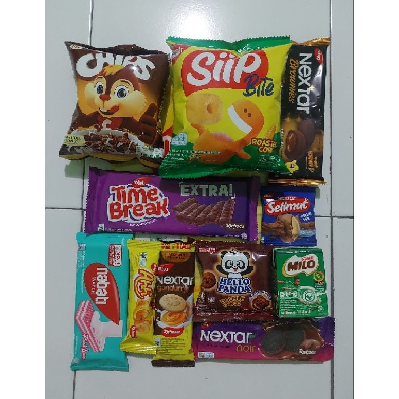 

Sikat Habis paket snack nabati plus susu